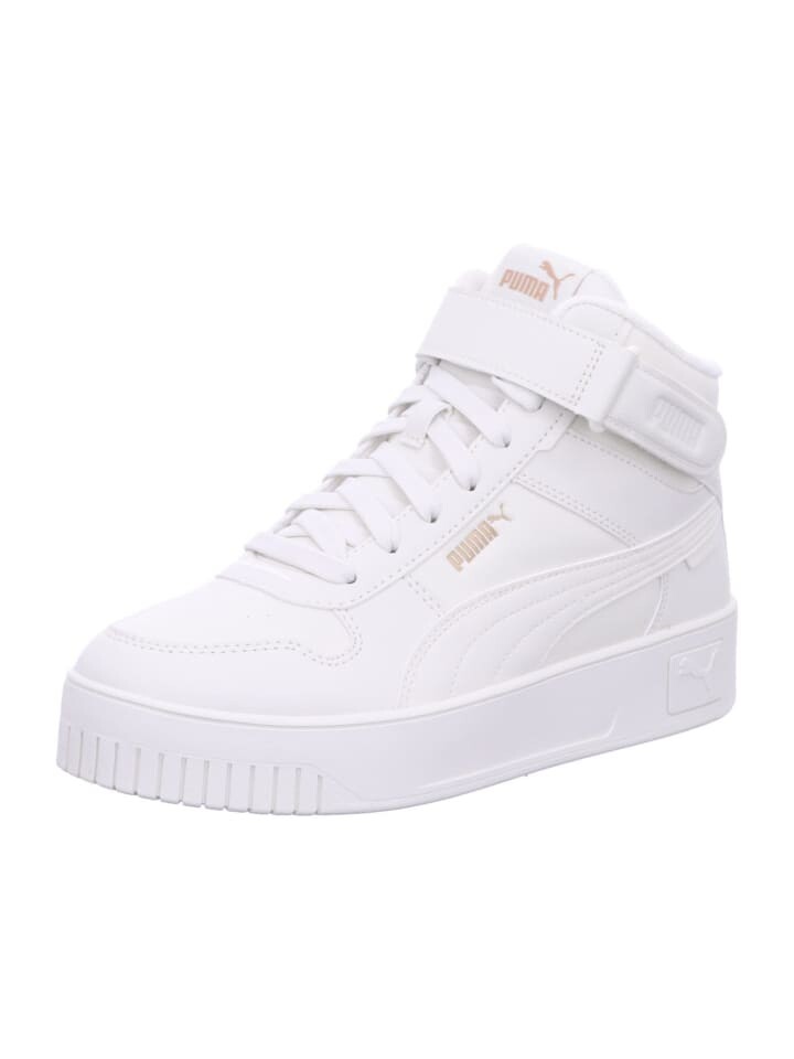 Элегантные туфли на шнуровке Puma Damen Carina Street Mid WTR, белый