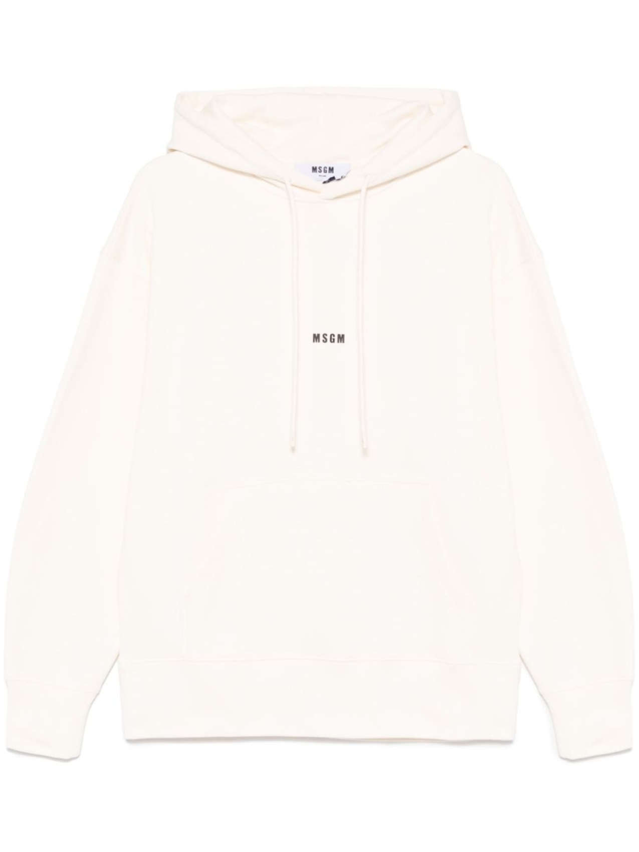 

MSGM худи с логотипом, белый