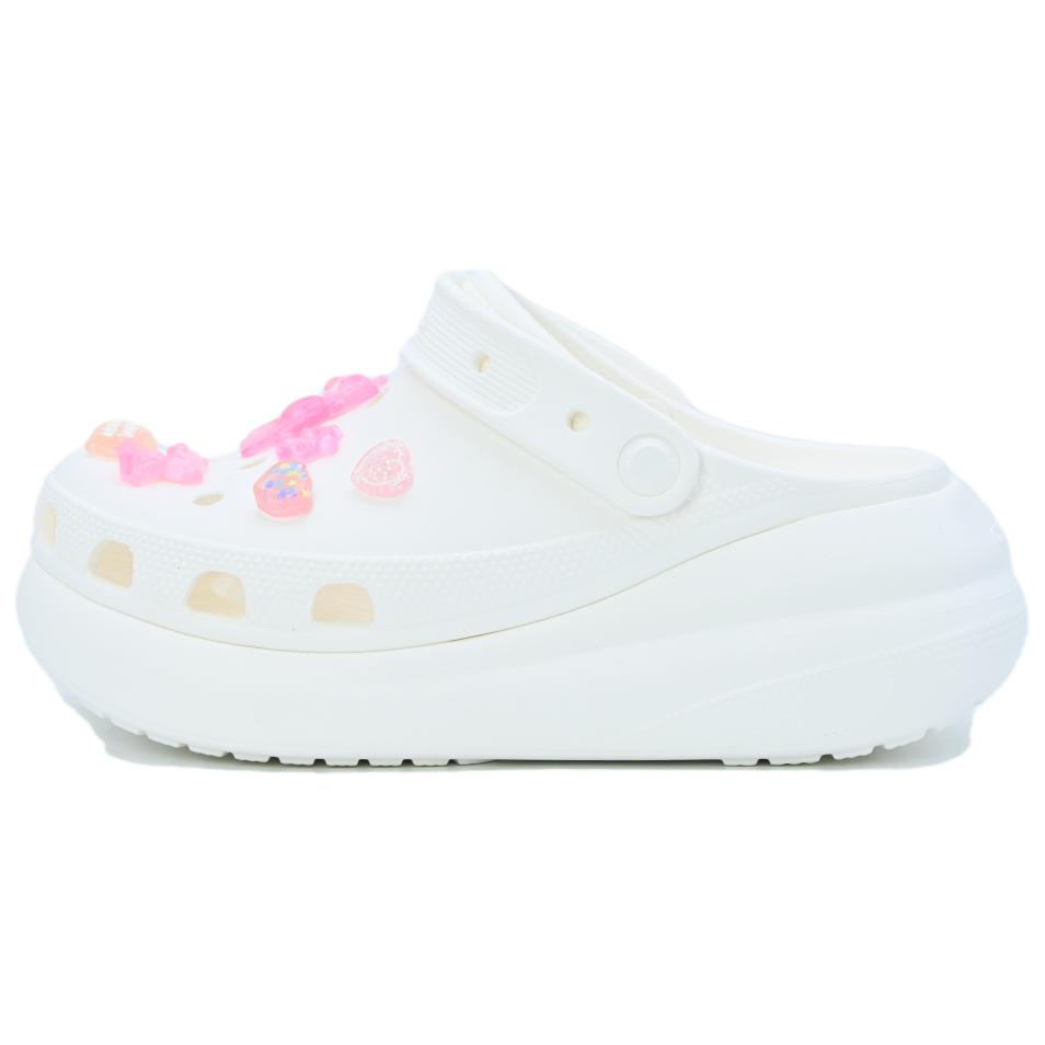 

Crocs Кроссовки Crush Clog унисекс бело-розовые, цвет White Pink