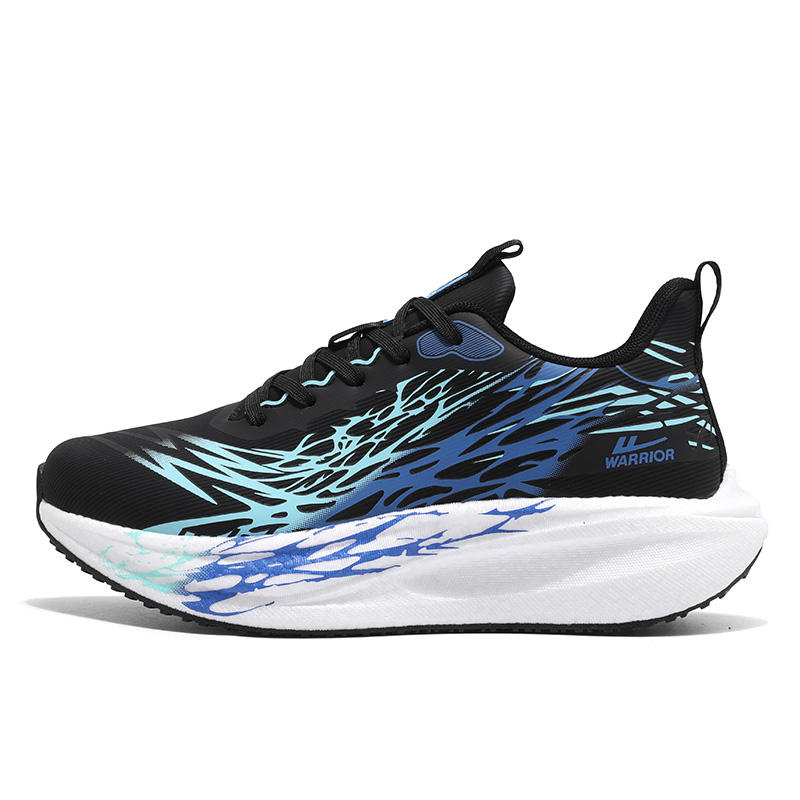 

Легкие низкие кроссовки для бега с эффектом увеличения роста для мужчин WARRIOR, черный sky синий moon синий