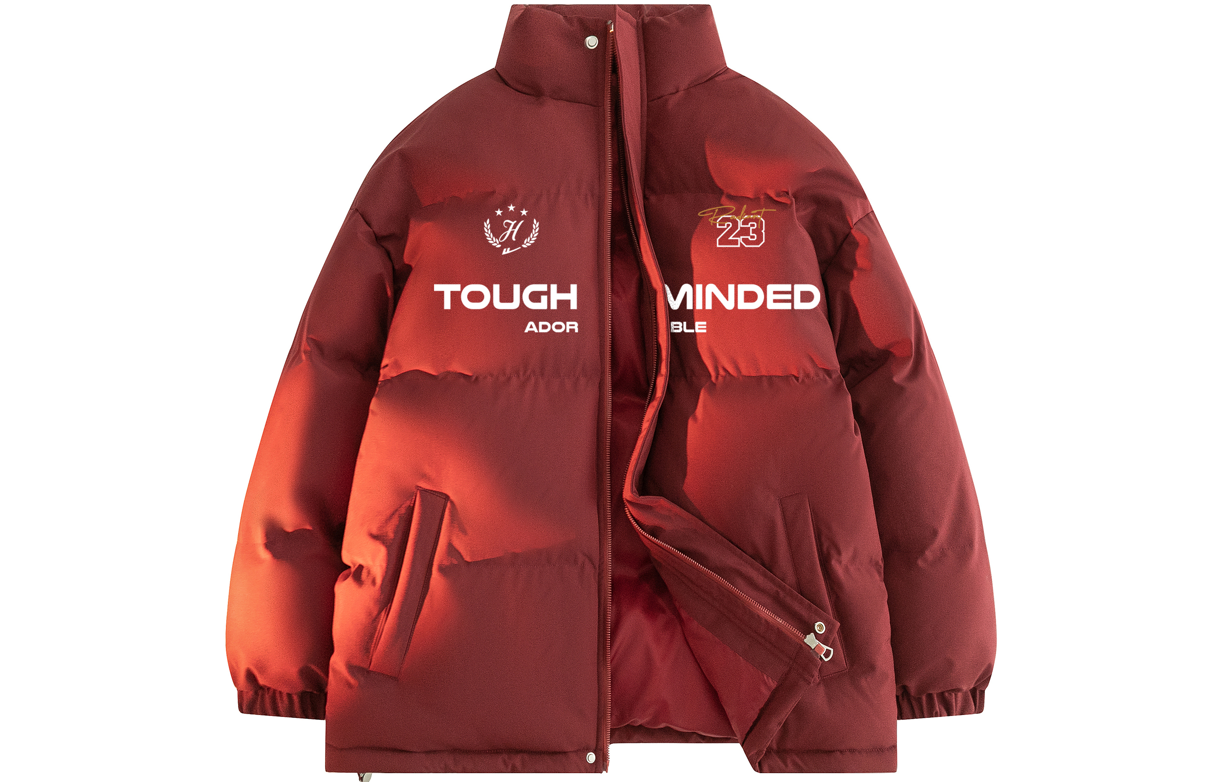 

WARRIOR Пуховик Huichao Riding The Wind Collection унисекс, Burgundy