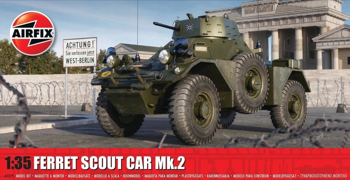 

Автомобиль Ferret Scout Mk.2, Airfix 1379