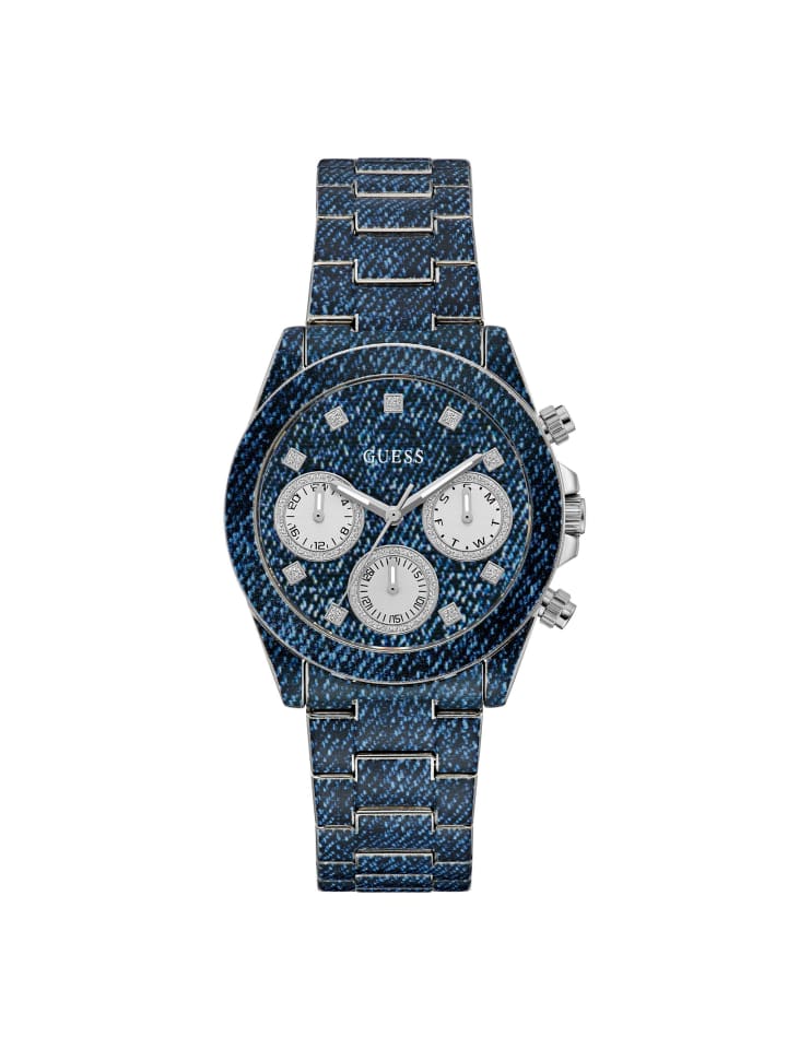 

Guess Кварцевые часы GW0750L1 синего цвета
