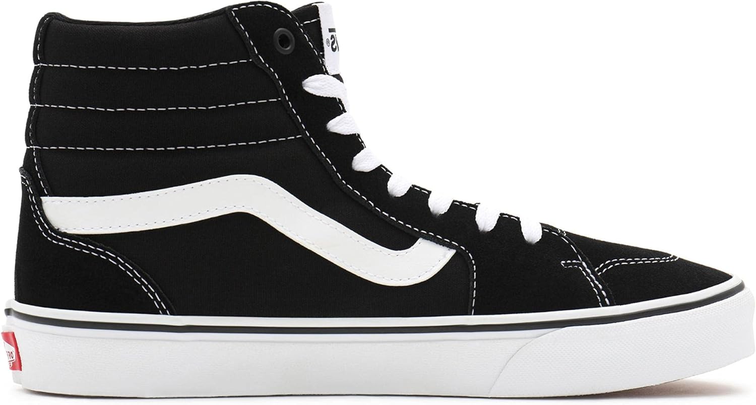 Vans мужские кроссовки Filmore Hi-Top, Suede/Canvas Black/White — фото 3