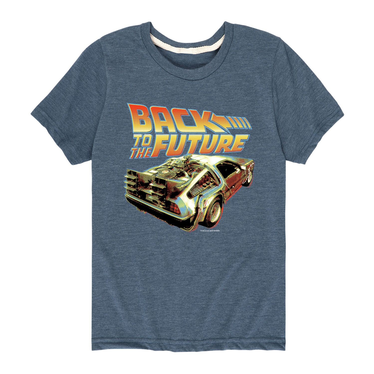

Футболка Delorean для мальчиков 8–20 лет «Назад в будущее» Licensed Character, синий