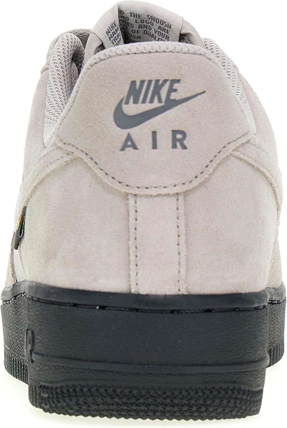 Кроссовки NIKE Mens Air Force 1 '07, Lt Iron Ore Lt Iron Ore Black Smoke Grey — фото 3