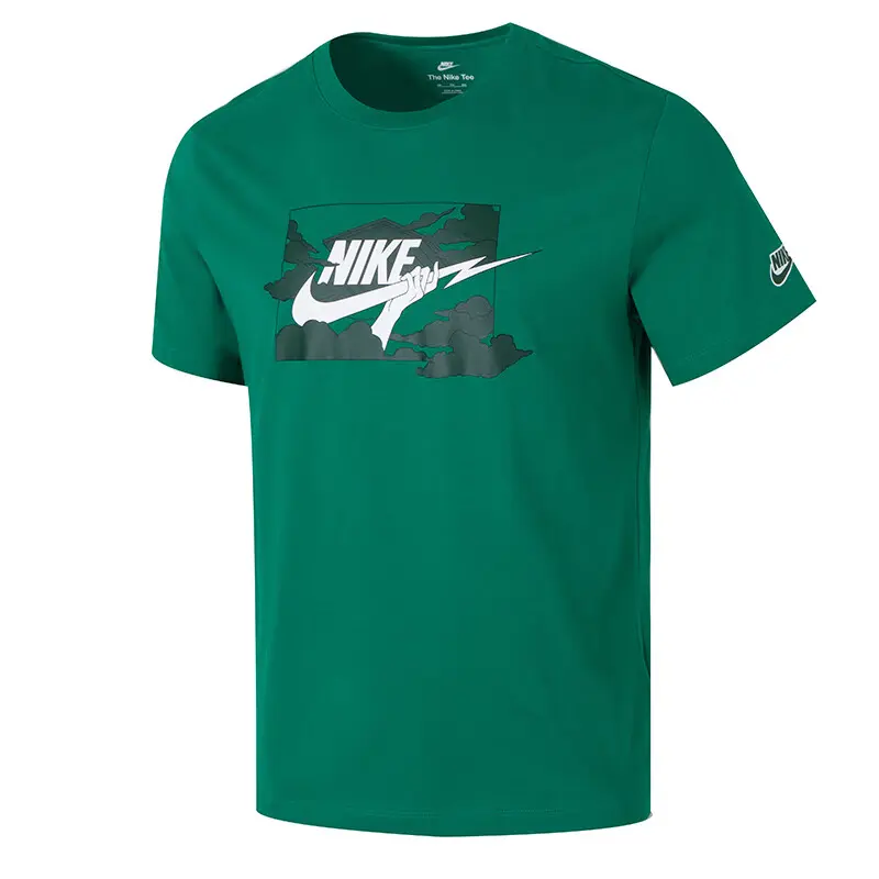 

Футболка мужская зеленая Nike, зеленый