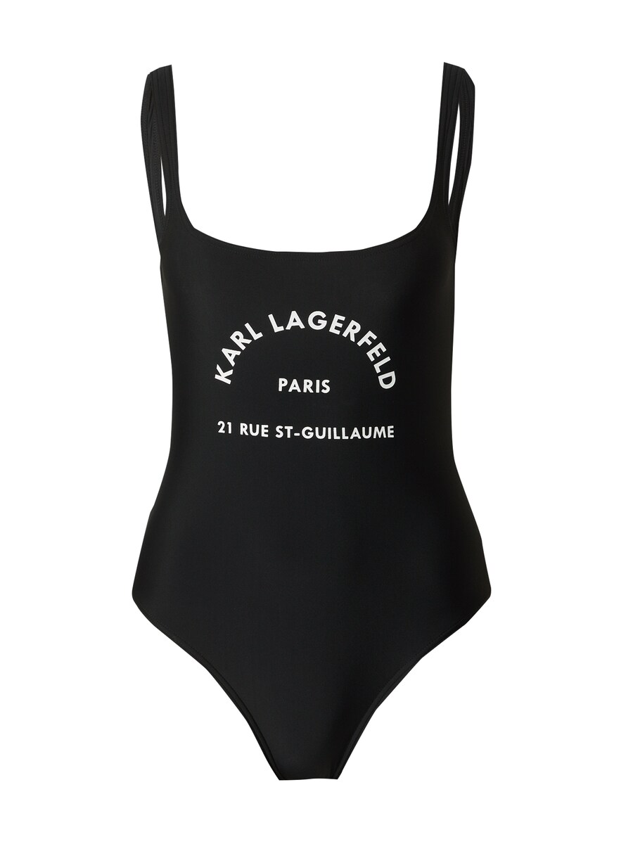 

Купальник без косточек Karl Lagerfeld Rue St-Guillaume, черный