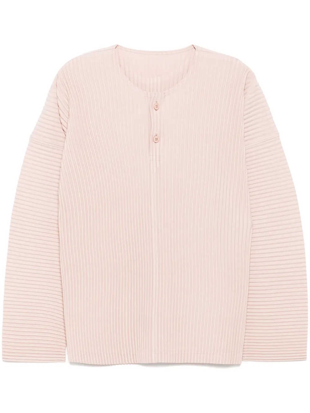

Плиссированный лонгслив Homme Plissé Issey Miyake, розовый