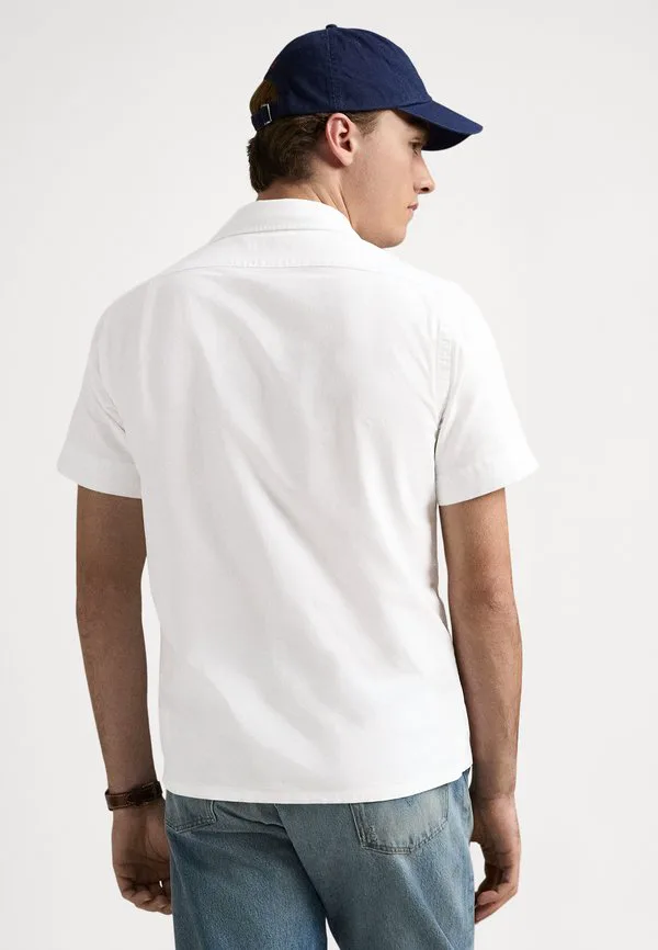 Классическая рубашка в стиле оксфорд с откидным верхом. Polo Ralph Lauren, White — фото 3