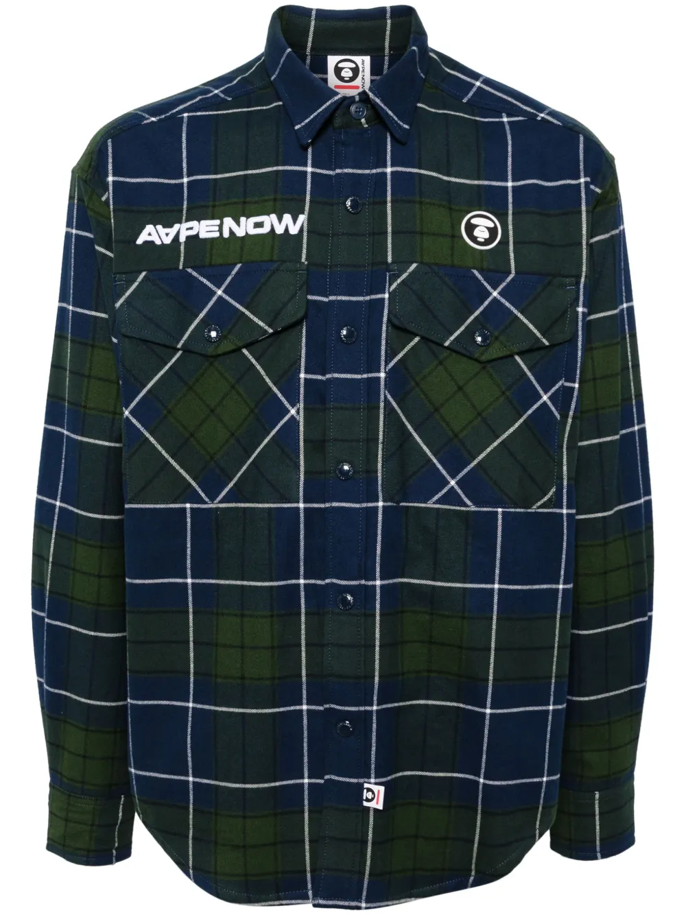

Рубашка Aapenow AAPE BY *A BATHING APE, синий