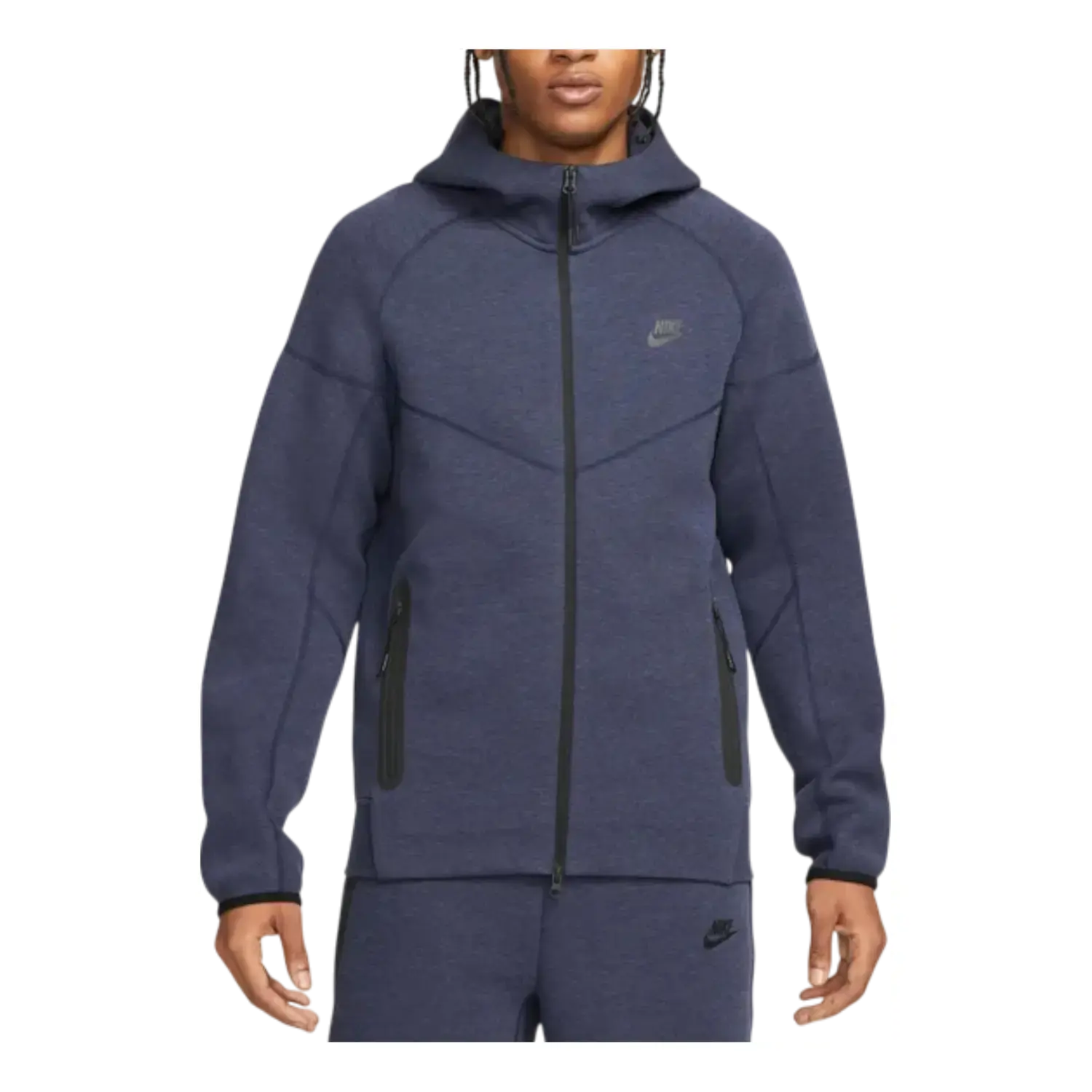 

Худи Nike Tech Fleece Windrunner Full-Zip Hoodie 'Obsidian Heather Black'