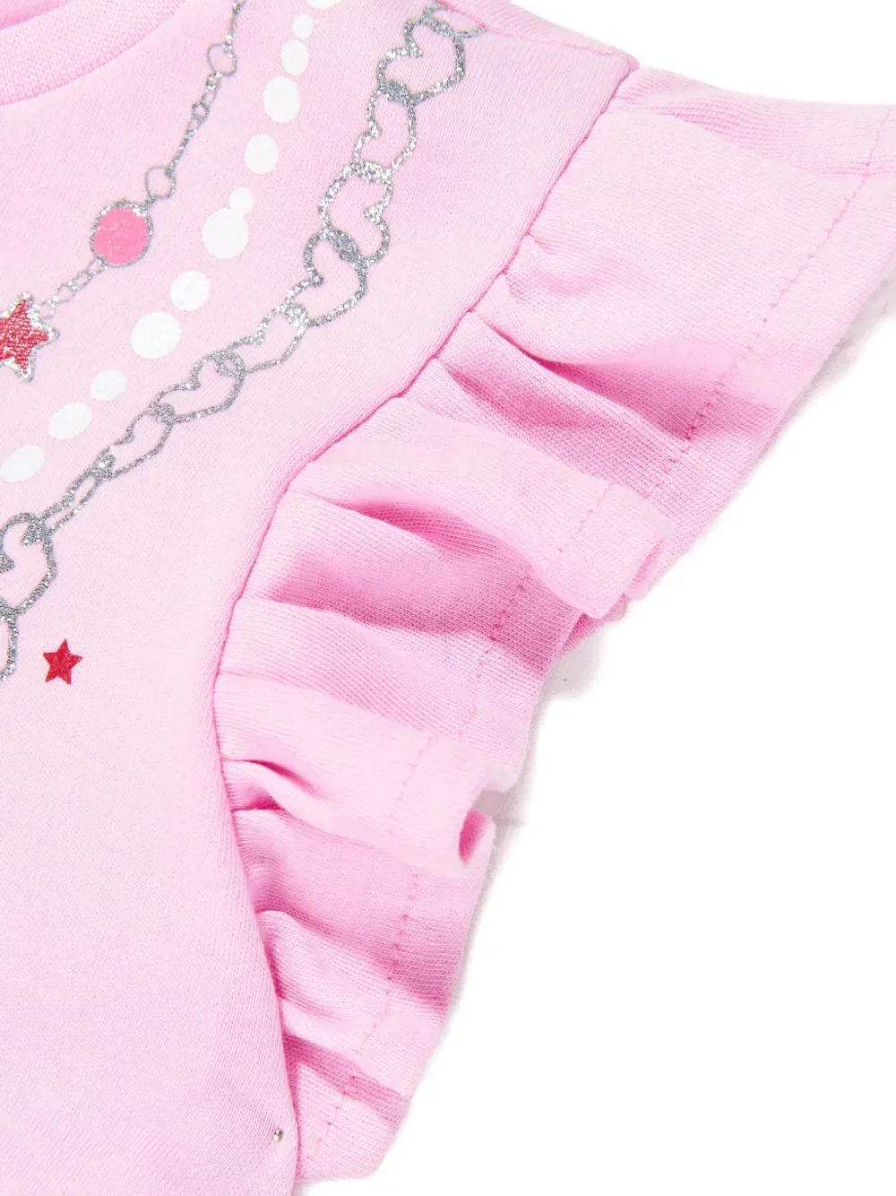 Платье с принтом в виде ожерелья Guess Kids, розовый — фото 3