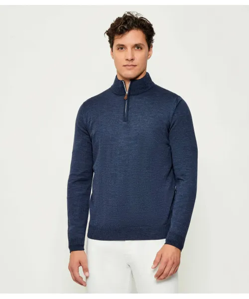 

Шерстяной свитер Regular fit Stenströms, синий
