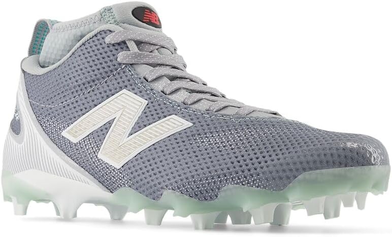 Мужские кроссовки для лакросса New Balance Freezelx V5, белый/серый — фото 4
