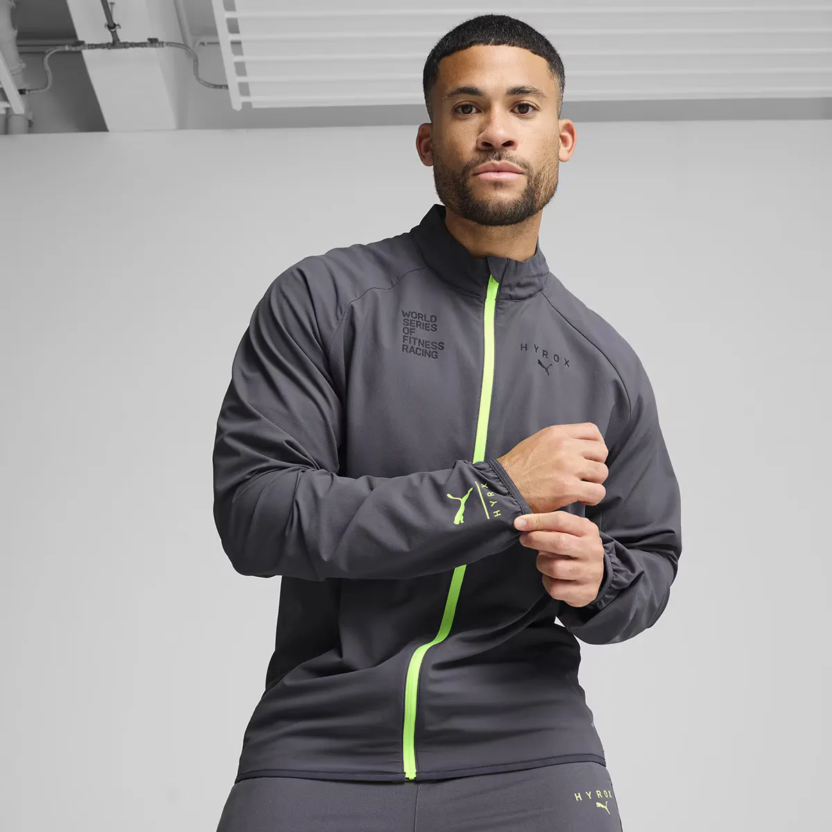

Мужская куртка M PUMA x HYROX M Ultraweave Puma, чёрный