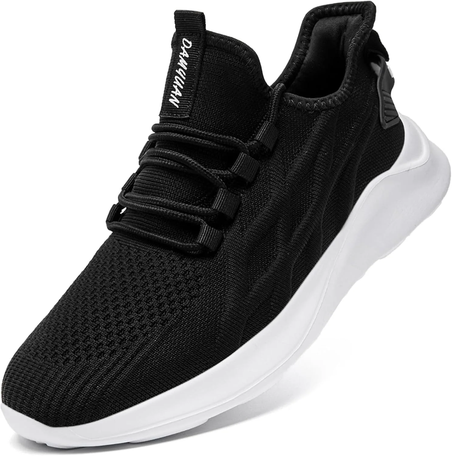 

Кроссовки для мужчин, теннисные кроссовки, прогулочные, против скольжения, для тренажерного зала и тренировок, спортивные, дышащие, повседневные GDEKLO, черный