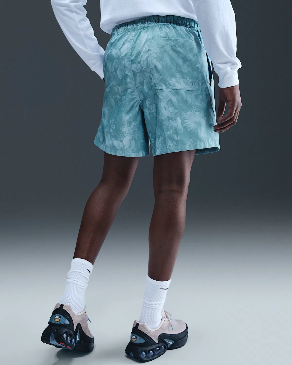 Мужские шорты Nike Club Flow, Denim Turquoise/Psychic Blue — фото 3
