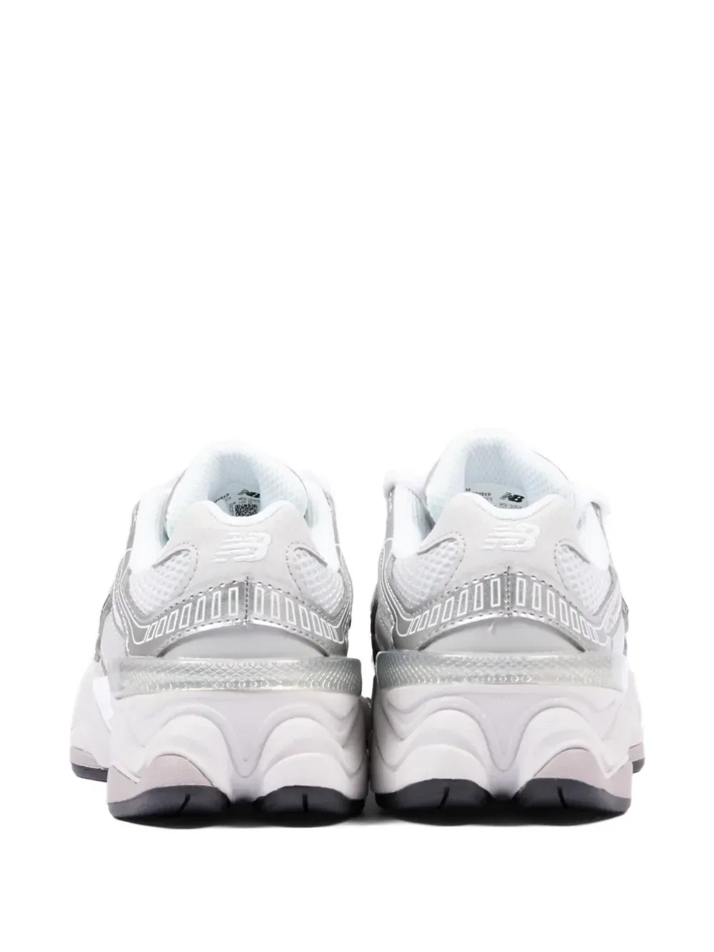 Кроссовки с сетчатыми вставками 9060 New Balance Kids, серебро — фото 3
