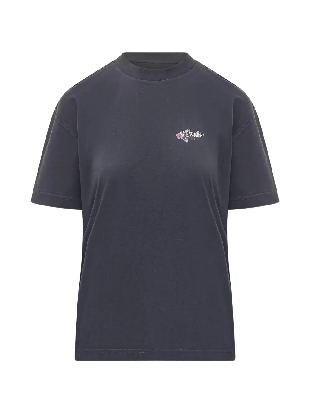 

Футболка с принтом Off-White, серый