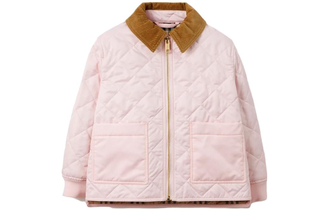 

Детская куртка Burberry, цвет Pink