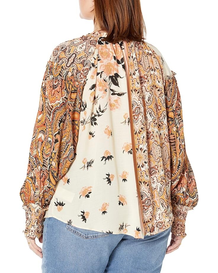 

Блуза Free People Gemini Blouse, цвет Sand Combo