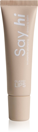 

Тонизирующий бальзам для губ с пептидами Say Hi Glassy Lips, Nude 10 ml