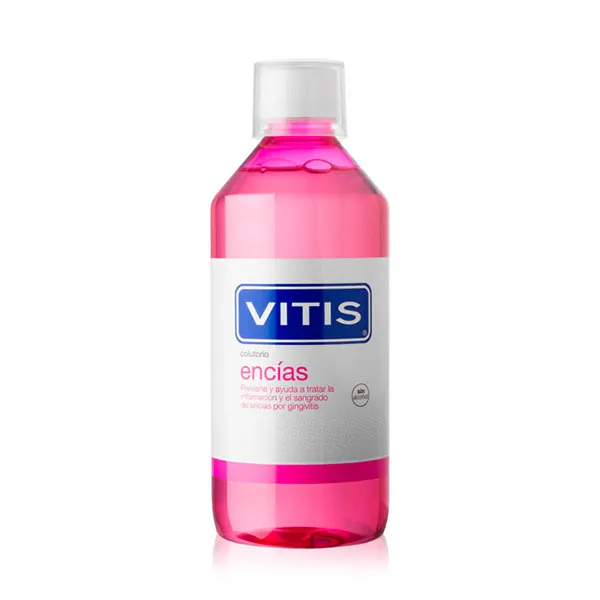 

Помогает при воспалении десен Colutorio Encías Vitis, 500 ml