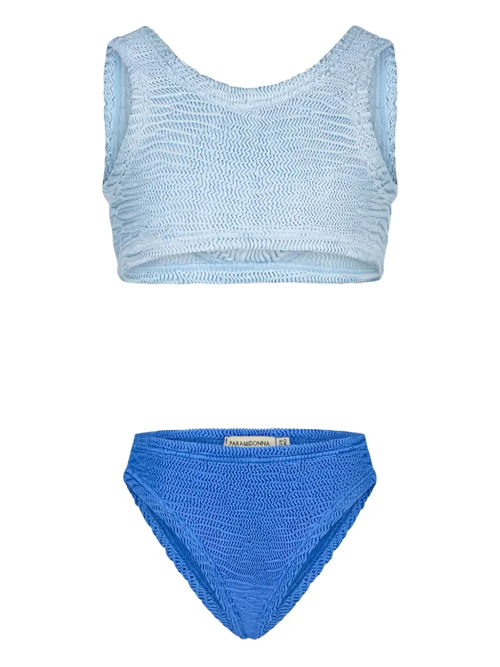 Бикини с эффектом мятой ткани Paramidonna Kids, синий