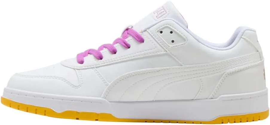 Кроссовки PUMA мужские F1 Rbd Game Low Mexico с цветочным принтом и шнуровкой, повседневные - белые, белый — фото 3