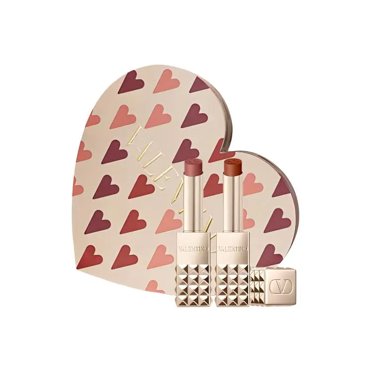 

Heart's Desire Stud Box помада матовая без переноса 2,3 г/2,3 г*2 Valentino