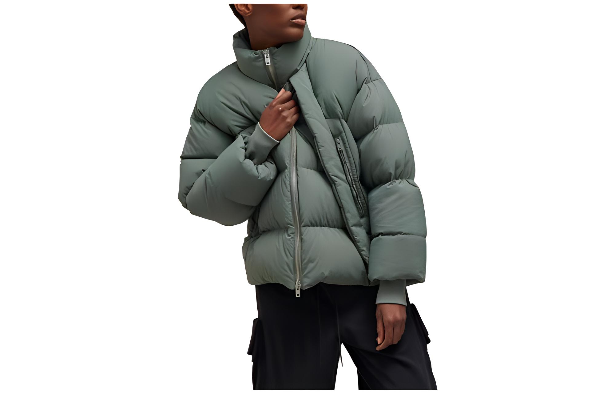 

Y 3 X Y 3 Асимметричная пуховая куртка Y-3, зеленый