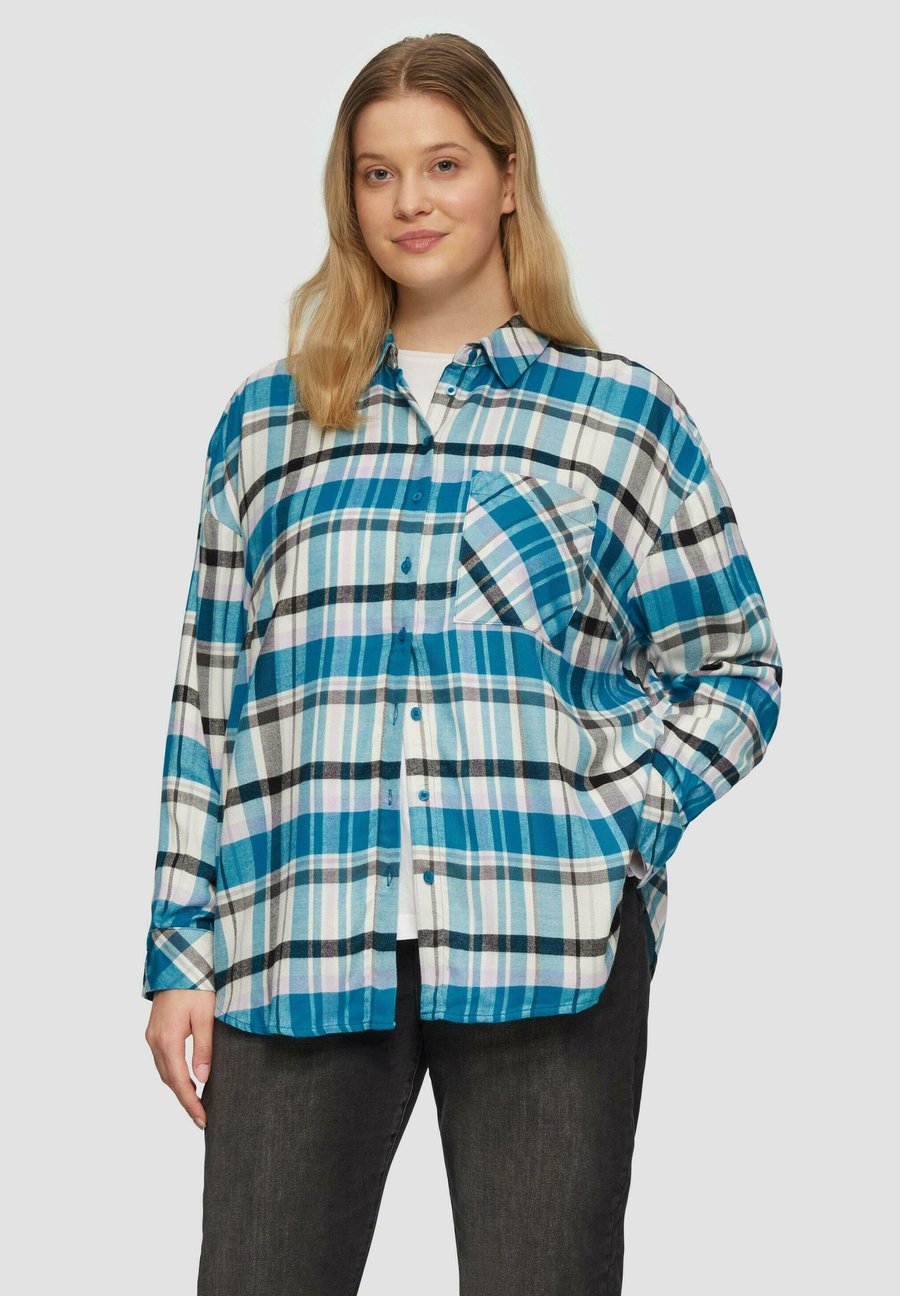 

Блуза s.Oliver Button-down blouse, Azurblau/Teal
