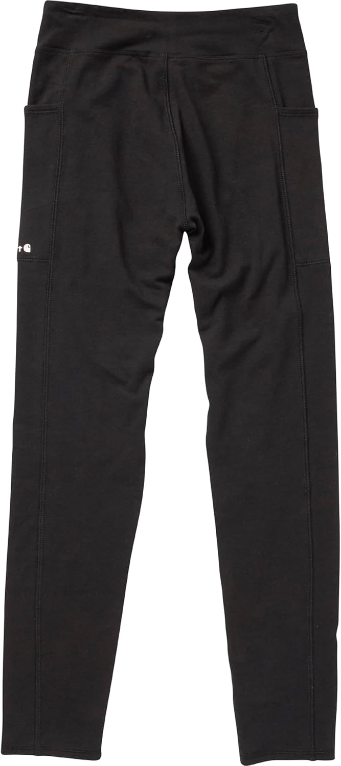 Carhartt Girls' Fitted Utility Leggings, Dark Caviar Black — фото 2