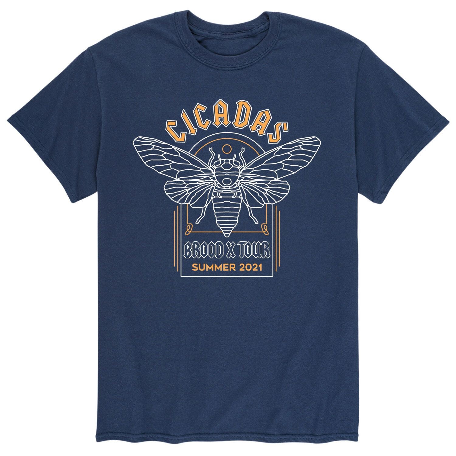 

Мужская футболка Cicadas Brood X Tour Licensed Character