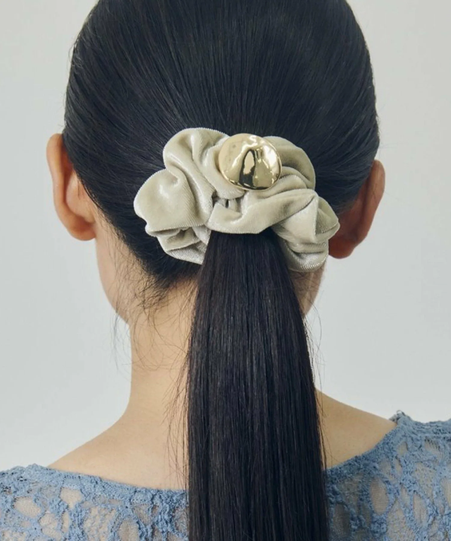 Резинка для волос /Velvet Part Scrunchie 6250806 Goldy, IVR