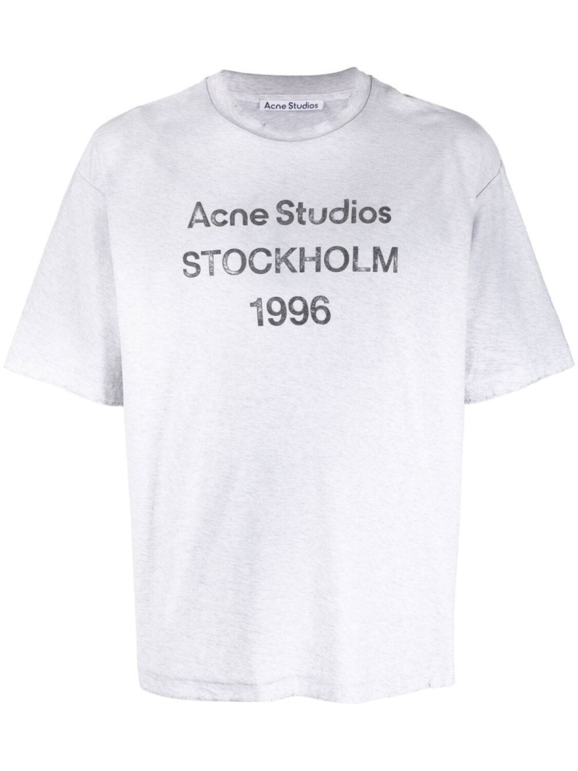 

Acne Studios футболка с логотипом, серый