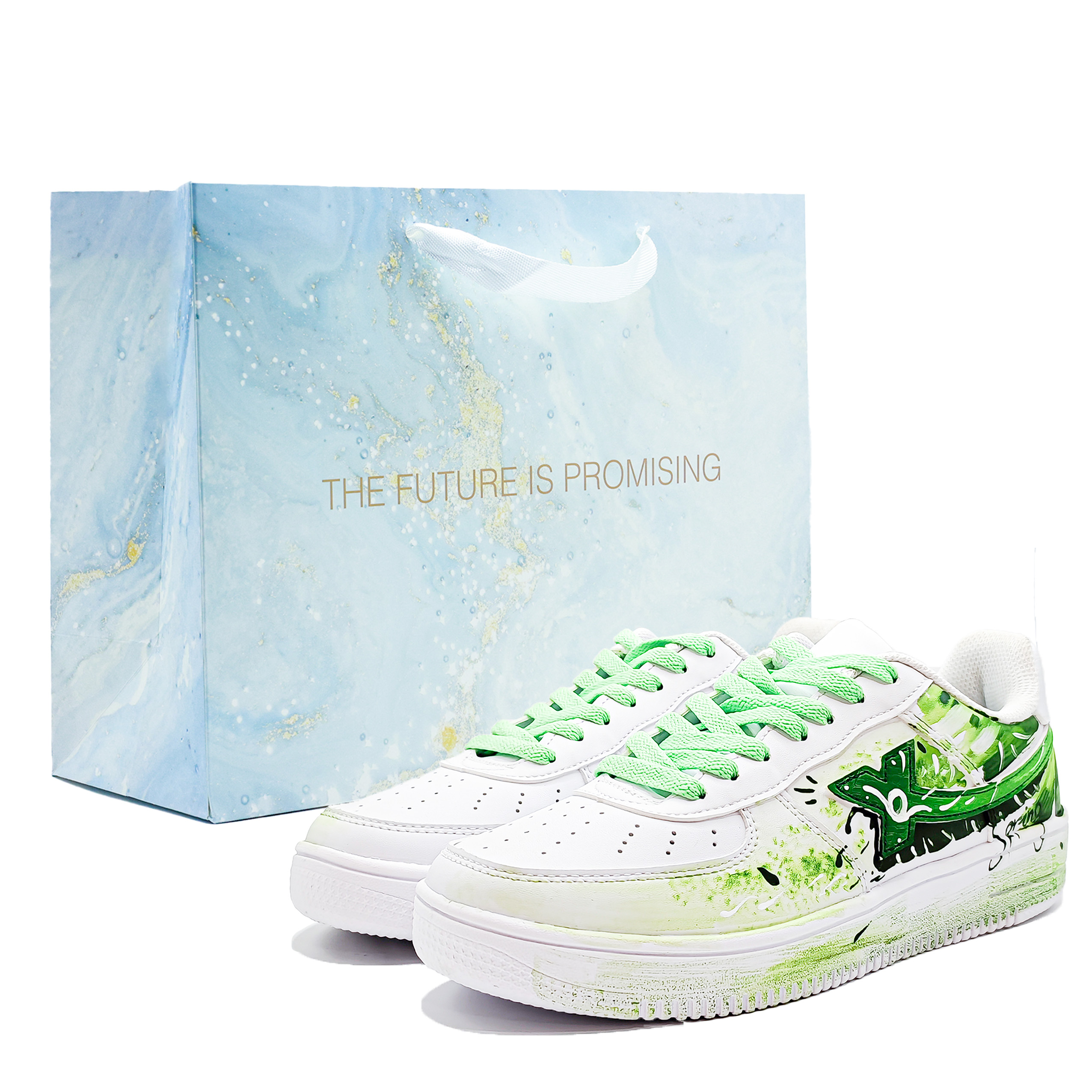 

XTEP Кроссовки Air Force One с низким верхом для скейтборда, противоскользящие, износостойкие, мужские, белые