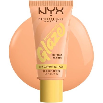 

Nyx Professional Makeup Buttermelt Glaze Soft Glow Skin Tint с SPF 30