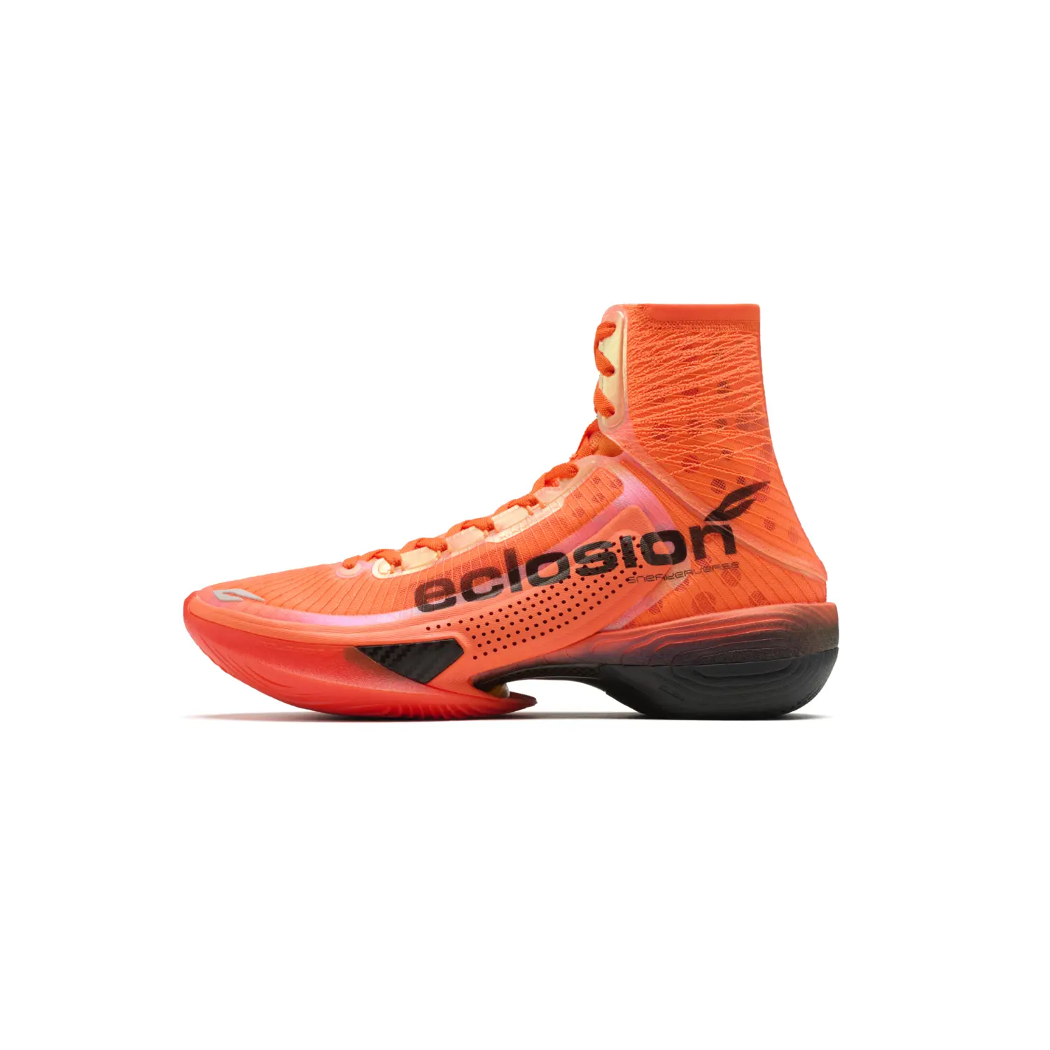 

Амортизирующие и дышащие баскетбольные кроссовки high top с карбоновой пластиной в области среднего отдела стопы для мужчин ANTA SNEAKERVERSE, ярко-оранжевый/оранжевый