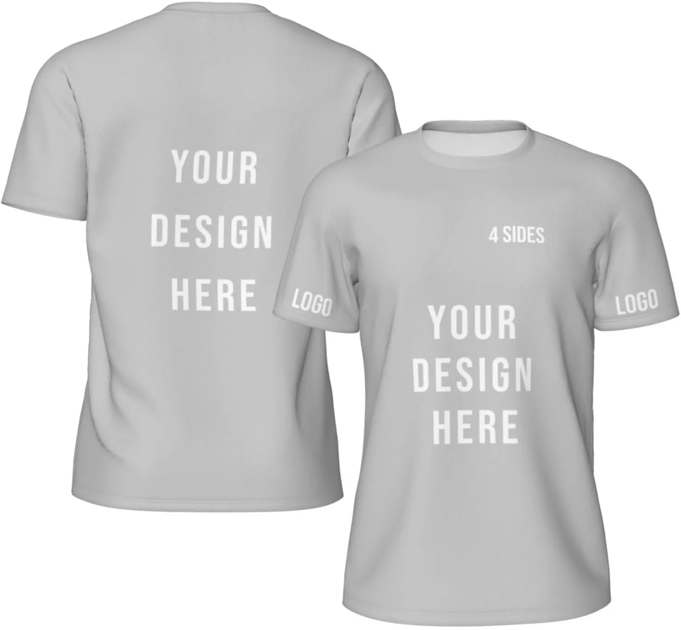 

Футболка Custom с логотипом и текстом на 4 сторонах