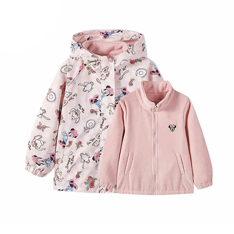 

Комплект куртка для детей 3-7 лет Disney, розовый