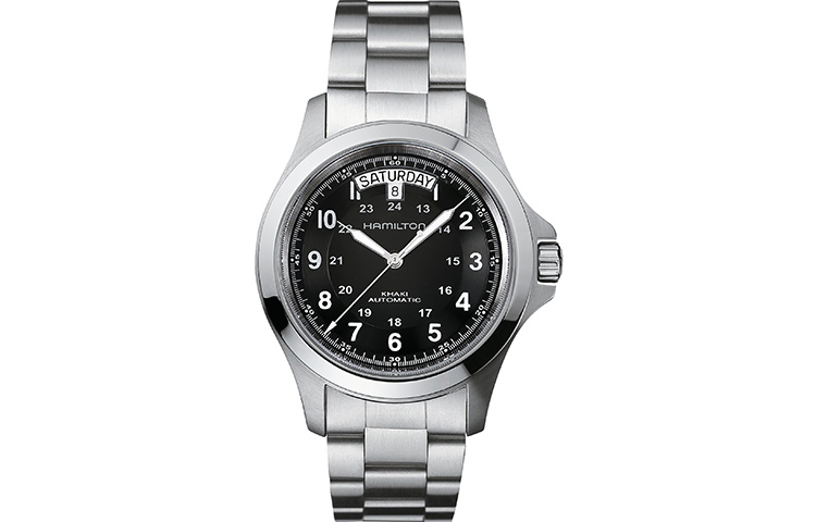 

Hamilton Часы Khaki Field King Auto H64455133, Black Dial H64455133