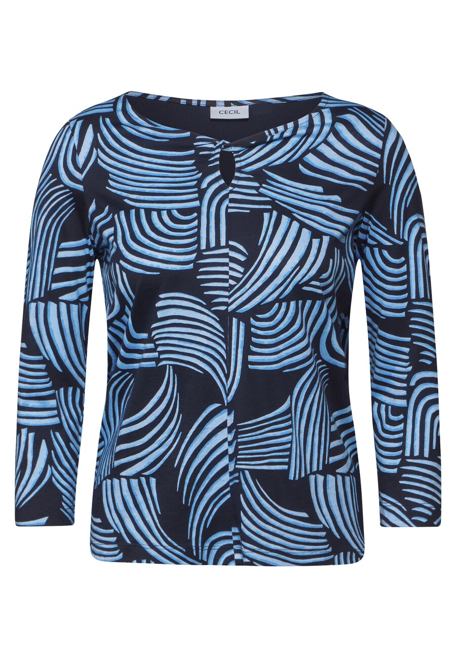 

Рубашка CECIL, цвет Blue/Night blue/Light blue