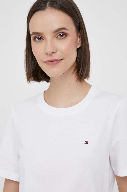 

Хлопковая футболка Tommy Hilfiger, белый