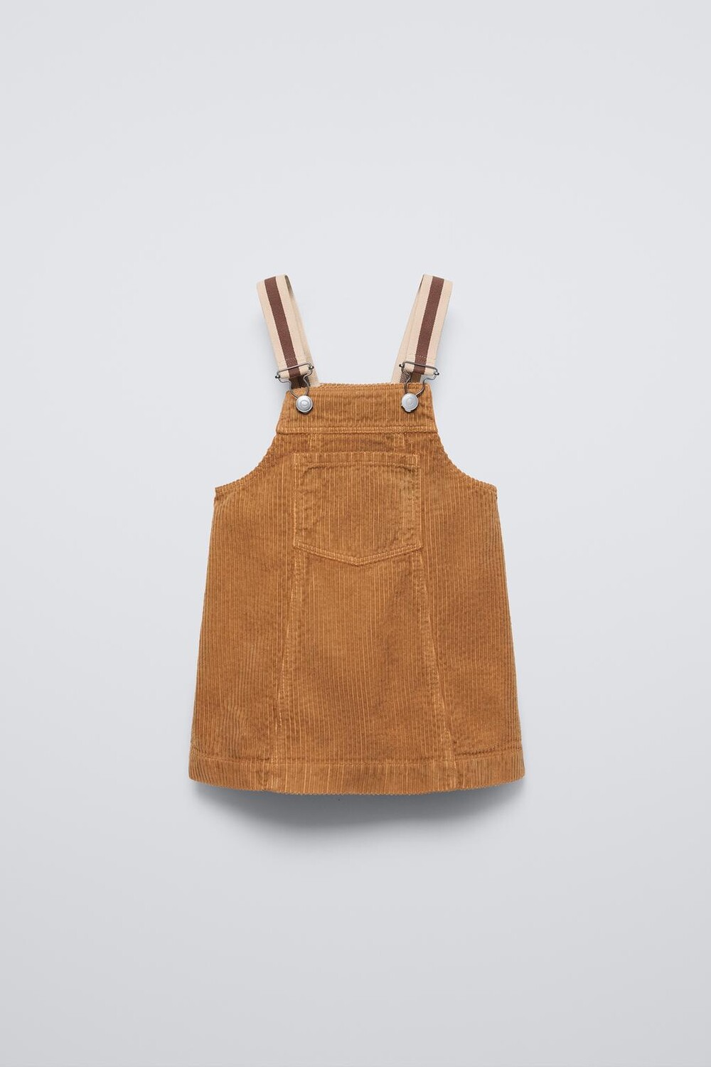 

Платье-сарафан из вельвета ZARA, охра