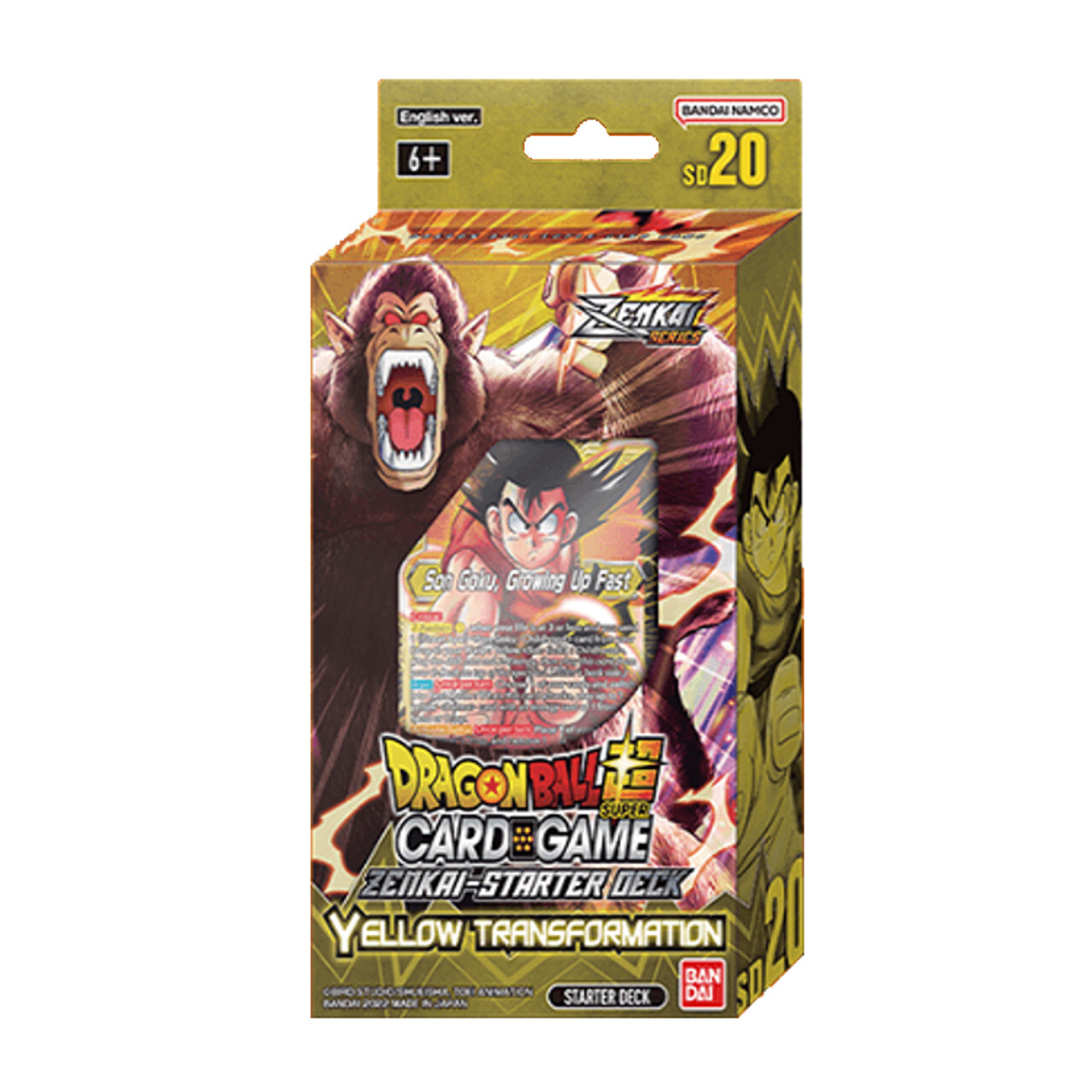 

Карточная игра Dragon Ball Super: Zenkai Series - Yellow Transformation - Starter Deck 20 SD20