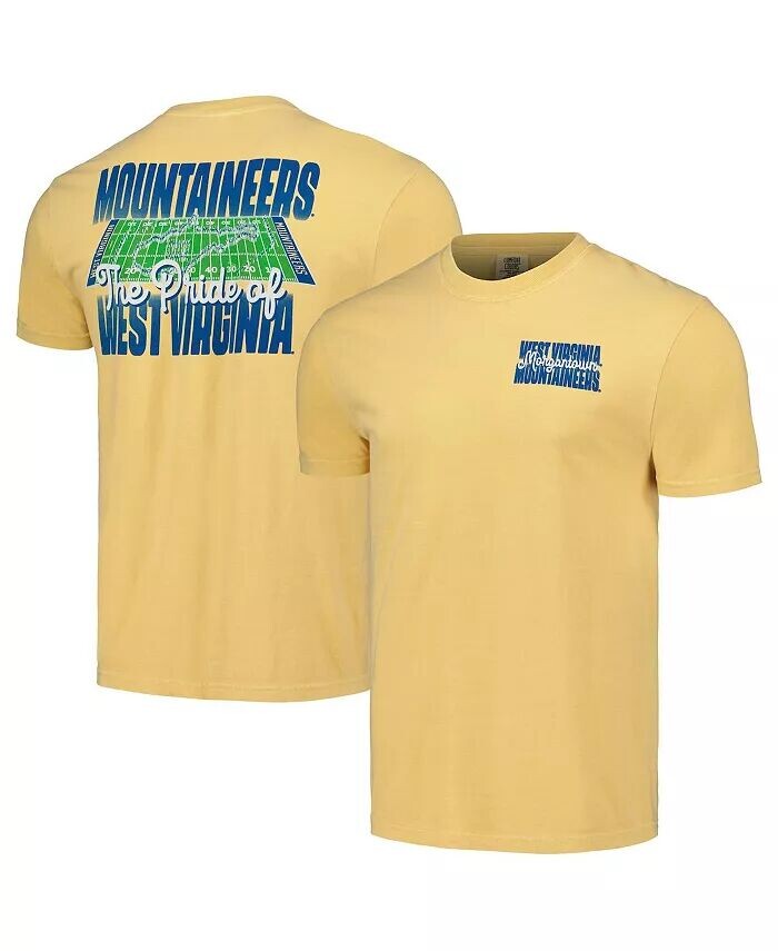 

Мужская и женская золотая футболка West Virginia Mountaineers Hyper Local Pride of the Team Image One, золотой