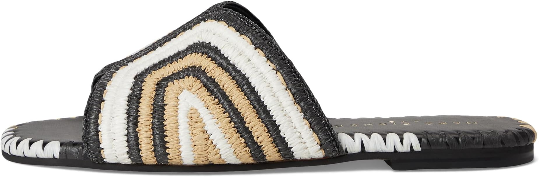 Сандалии Marc Fisher LTD Nottie, цвет Black/Cream/Natural Multi — фото 4