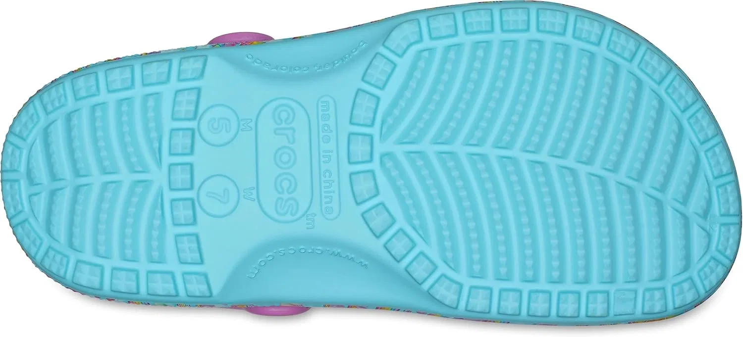 Кроксы Unisex Adult Classic Lisa Frank Clogs Crocs, Arctic Blue — фото 3